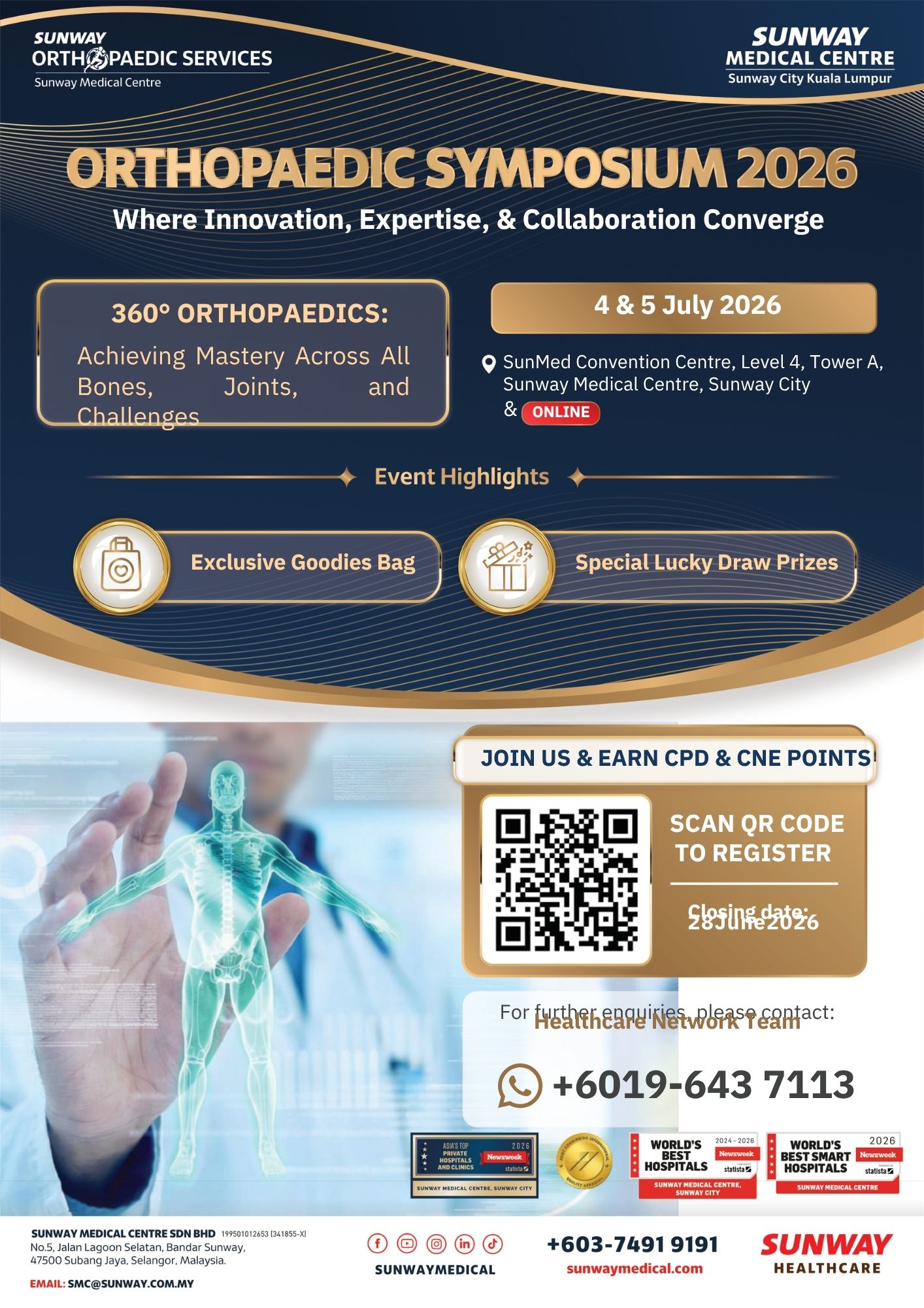 SunMed Orthopaedic Symposium 2026 banner image