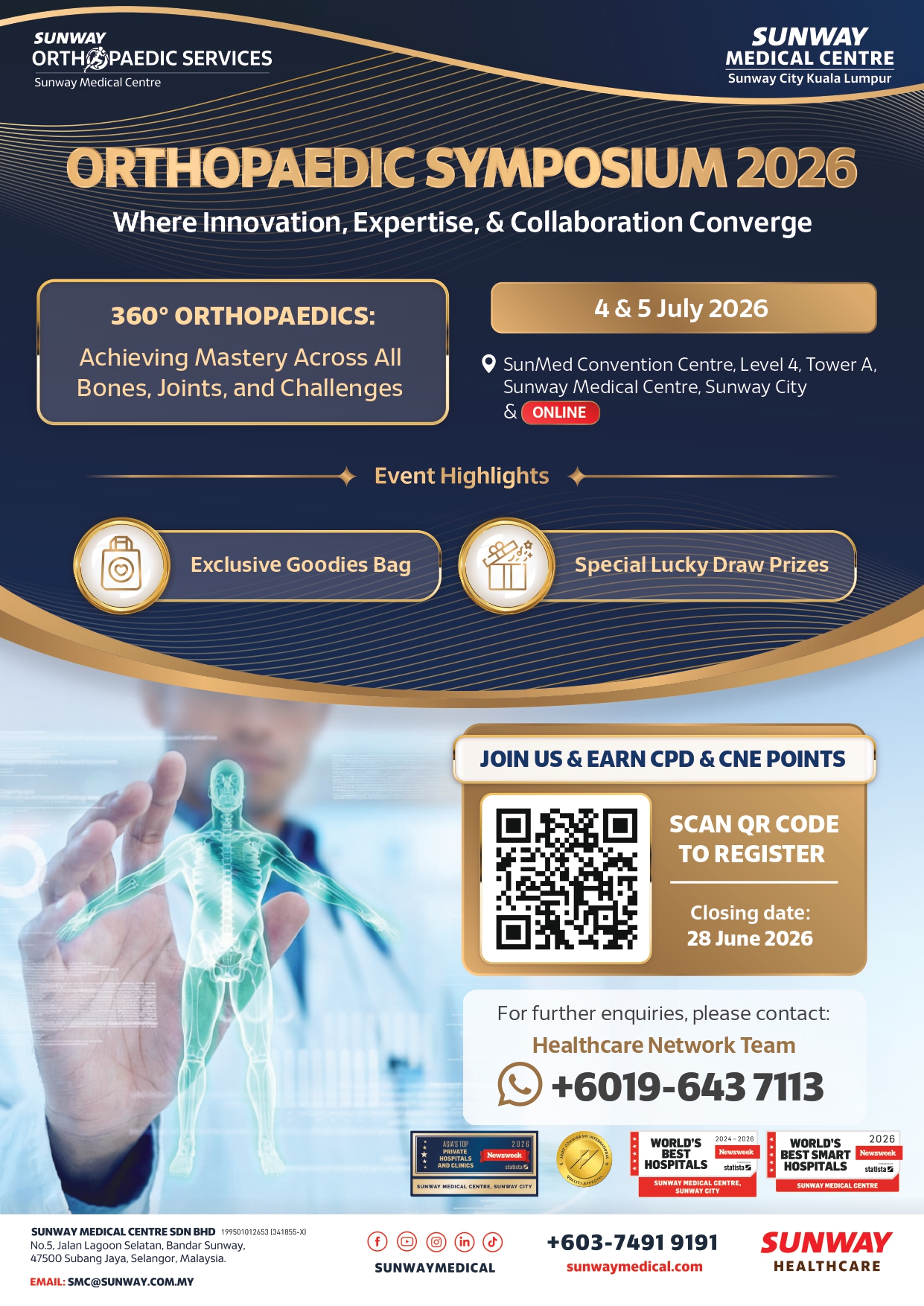 SunMed Orthopaedic Symposium 2026 banner image
